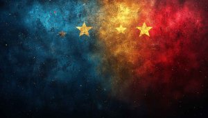 Colorful Star Nebula Wallpaper, Abstract Star Art, Space Wallpaper