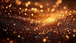 Golden Bokeh Lights Wallpaper for Desktop and Mobile in 4K