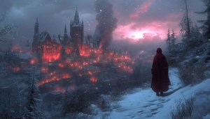 Harry Potter Winter Hogwarts Castle Wallpaper for Desktop & Mobile