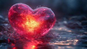 Red Heart Wallpaper, Valentine's Day Background, Love Heart Images