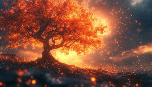 Autumn Tree Wallpaper: 4K Nature Wallpaper, Desktop, Laptop Background
