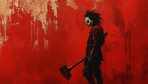 Terrifying Horror Movie Killer Art Wallpaper for Desktop and Mobile