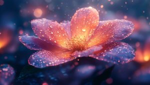 Glowing Flower Wallpaper: Floral Blossom for Desktop & Mobile