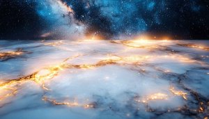 Galaxy Wallpaper: Marble Texture, Starry Sky - Space Wallpaper