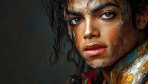 Michael Jackson Wallpaper HD, Pop Icon, Portrait Art