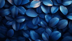 Blue Leaves Wallpaper: Aesthetic, 4K, Laptop, Desktop, Mobile Background