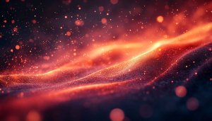 Abstract Glitter Wallpaper: Red Sparkle Background for Desktop & Mobile
