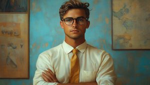 Handsome man wallpaper, professional look wallpaper, portrait wallpaper for desktop