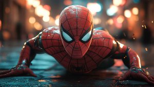 Spider-Man Wallpaper: Intense Superhero Action, Cinematic Scene, Marvel Comics