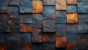 Stone Texture Wallpaper, Abstract Rock Tiles, Desktop Background 4K