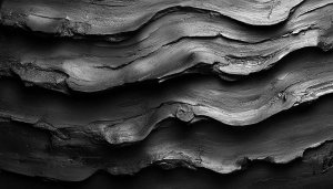 Abstract Black Wood Texture Wallpaper for Desktop and Mobile
