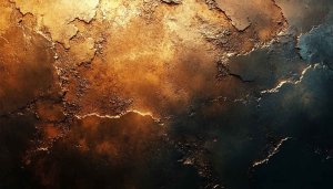 Abstract Texture Wallpaper: Golden Rust 4K Wallpaper for Desktop