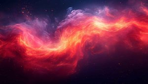Nebula Wallpaper: Red Galaxy Space 4k Wallpaper for Desktop