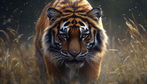 Tiger Wallpaper: Bengal Tiger, Wild Animal, Nature, 4K Wallpaper