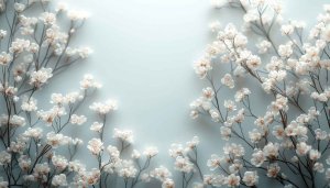 Floral Wallpaper: White Flowers Background for Desktop & Mobile