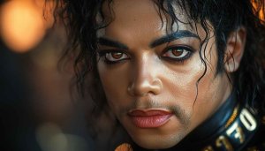Michael Jackson Wallpaper Portrait Art - Music Legend Background