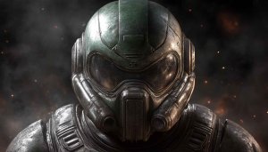 Sci-Fi Soldier Wallpaper, Futuristic Armor, Spacesuit Wallpaper, 4K Wallpaper