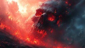 Skull Wallpaper: 4K, Desktop, Laptop, Phone Backgrounds, Dark Fantasy Art