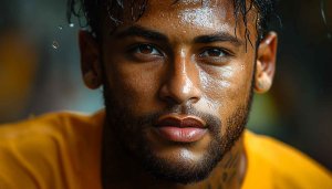 Neymar wallpaper, celebrity wallpaper, sports wallpaper, portrait wallpaper, 4K