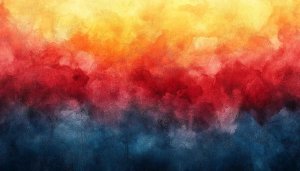 Watercolor Texture Wallpaper: Abstract Red, Yellow, Blue HD Background