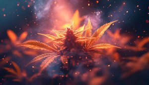 Fiery Marijuana Wallpaper: 4K Cannabis Plant Backgrounds for Desktop