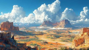 Grand Canyon Wallpaper: Arizona Desert Landscape Scenic 4K Wallpaper