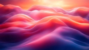 Abstract Pink Purple Landscape Wallpaper For Desktop And Phone