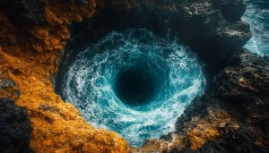 Ocean Hole Wallpaper: Nature 4K Wallpaper for Desktop and Mobile