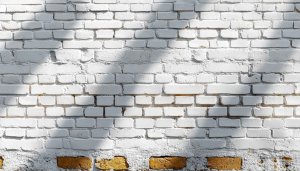White Brick Wall Wallpaper 4K, Textured Background, Minimalist Aesthetic