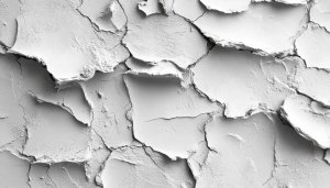 Cracked Wall Texture Wallpaper: Abstract White Background for Desktop