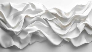 Elegant White Fabric Texture Wallpaper for Desktop and Mobile
