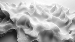 Abstract White Texture Wallpaper, 3D Render, Modern Art, Background