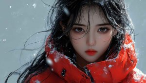 Winter Girl Anime Wallpaper, Cute Girl Wallpaper, 4k Wallpaper