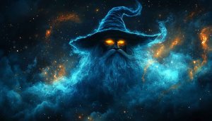 Wizard Wallpaper, Fantasy Wallpaper, Galaxy Wallpaper, Magic Wallpaper, 4k Wallpaper