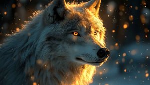 Wolf Wallpaper: Majestic Animal, 4k Wallpaper, Desktop Backgrounds HD