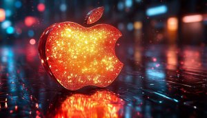 Apple Logo Wallpaper: Glowing Tech, 4K Desktop Backgrounds