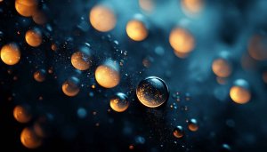 Abstract Water Droplet Wallpaper: 4K, Desktop, Laptop Backgrounds