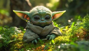 Grogu Wallpaper, Baby Yoda Wallpaper, Star Wars Wallpaper, 4K Wallpaper