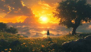 Zelda Breath of the Wild Wallpaper - Landscape 4K Wallpaper