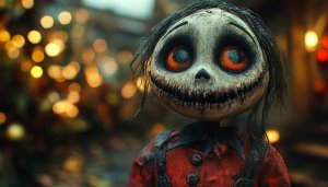 Nightmare Before Christmas Wallpaper - Jack Skellington Inspired Spooky Art