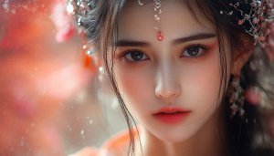 Asian Beauty Wallpaper, Portrait Wallpaper, Artistic Woman Wallpaper, 4k