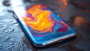Abstract Art Mobile Wallpaper Colorful Swirls Phone Background Free