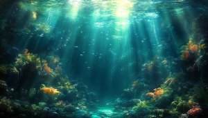Underwater Coral Reef 4K Desktop Background Free Mobile Wallpaper