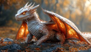Fantasy Dragon Wallpaper 4K Desktop Background Mythical Creature Art