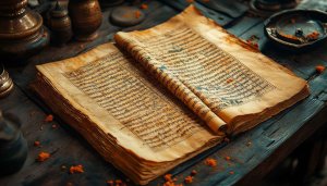 Antique Book Desktop Background Parchment Scripture Mobile Wallpaper