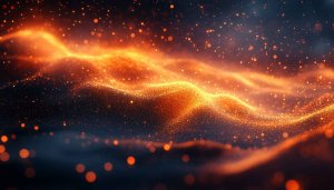Abstract Gold Sparkle Dust 4K Desktop Background Mobile Wallpaper
