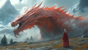 Epic Fantasy Dragon Wallpaper 4K Background for Desktop and Mobile