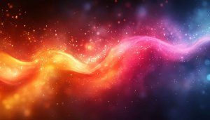 Abstract Galaxy Waves 4K Desktop Background, Mobile Wallpaper Art