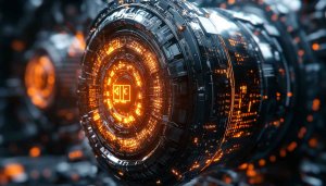 Futuristic Tech Core 4K Desktop Background HD Mobile Wallpaper