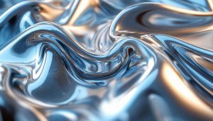 Abstract Metallic Texture 4K Wallpaper, Free Chrome Desktop Background